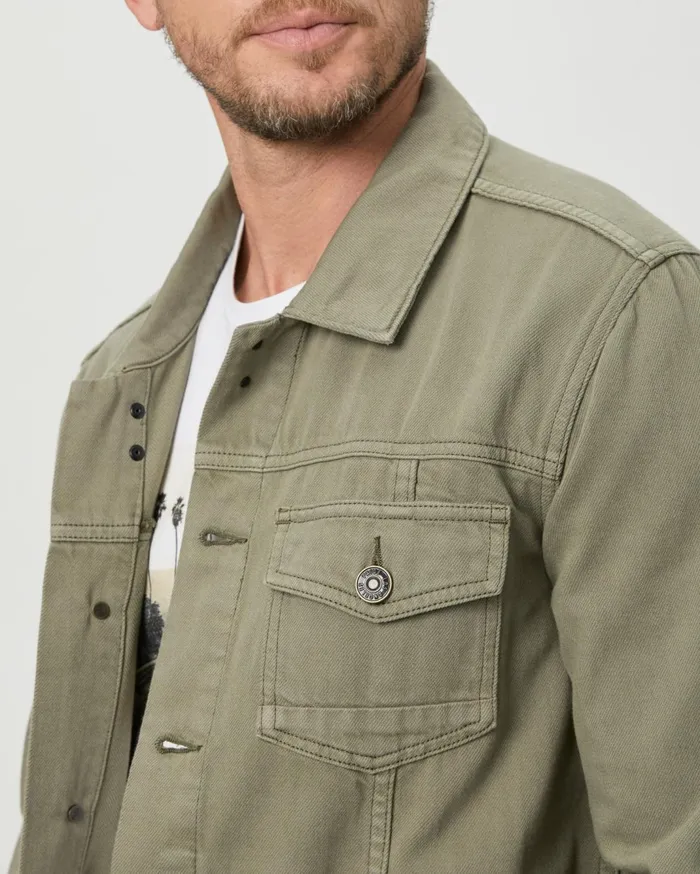 Men Jackets and Coats PAIGE Scout Jacket 8211 Vintage White Sage Men Jackets and Coats PAIGE Scout Jacket 8211 Vintage White Sage