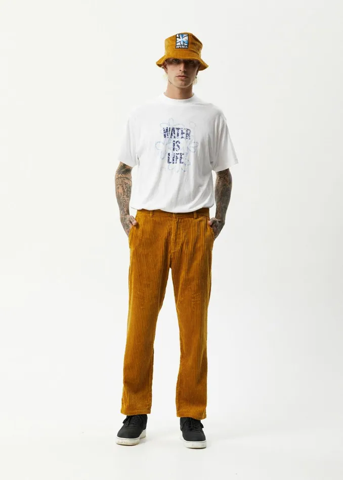 Men Jeans and Pants Afends AFENDS Mens Waterfall Ninety Twos 8211 Corduroy Relaxed Pants 8211 Mustard Men Jeans and Pants Afends AFENDS Mens Waterfall Ninety Twos 8211 Corduroy Relaxed Pants 8211 Mustard