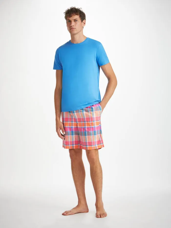 Men Lounge Shorts Barker 36 Cotton Multi Derek Rose Lounge Shorts
