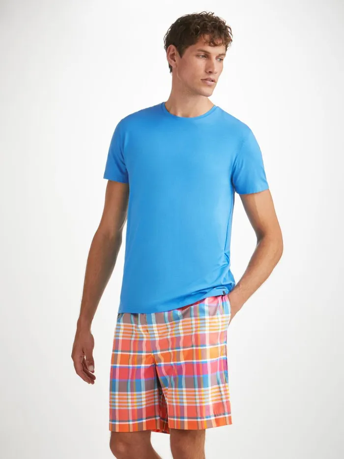 Men Lounge Shorts Barker 36 Cotton Multi Derek Rose Lounge Shorts