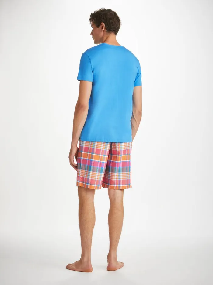 Men Lounge Shorts Barker 36 Cotton Multi Derek Rose Lounge Shorts