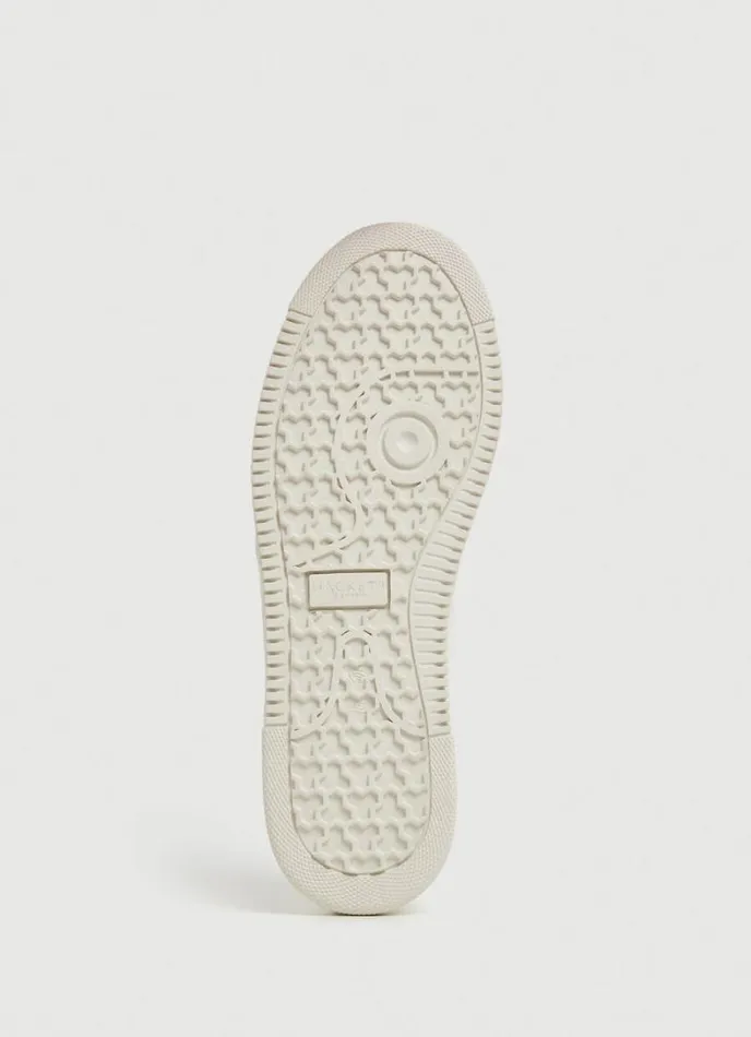 Men Microperforated Leather Trainers White Hackett London Trainers