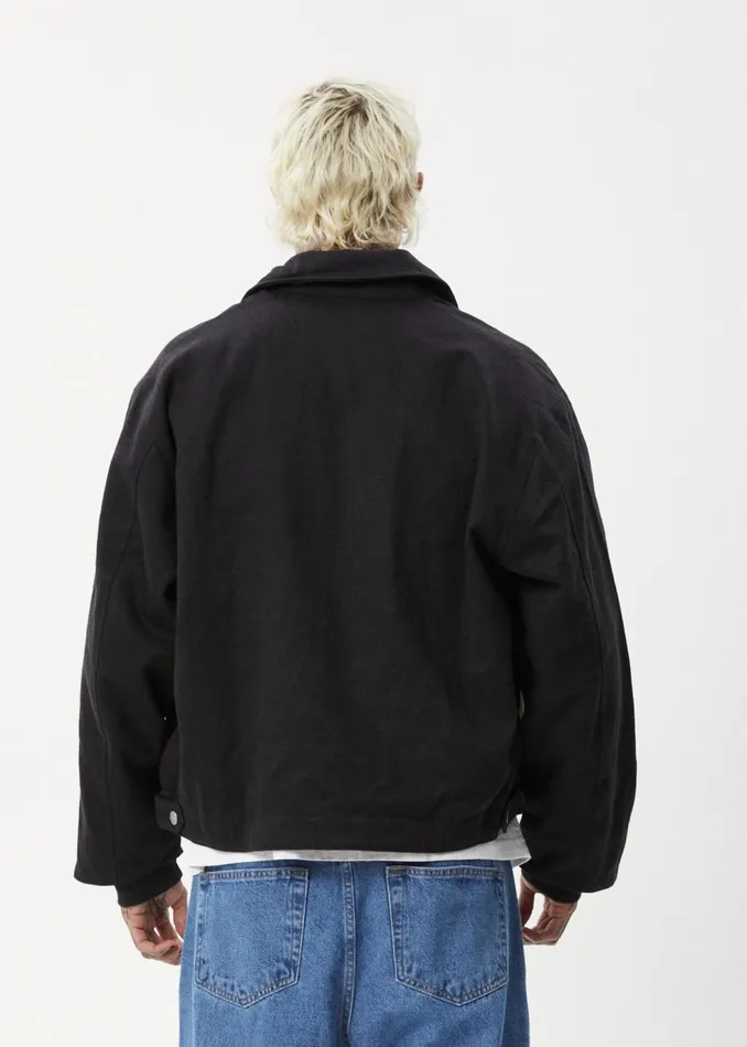 Men Outerwear Afends AFENDS Mens Oracle 8211 Carpenter Jacket 8211 Black
