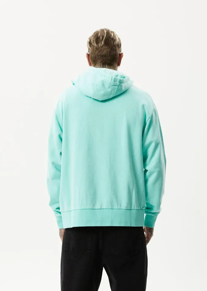 Men Outerwear Afends All Day 8211 Men039s Hemp Hoodie 8211 Mint 8211 AFENDS