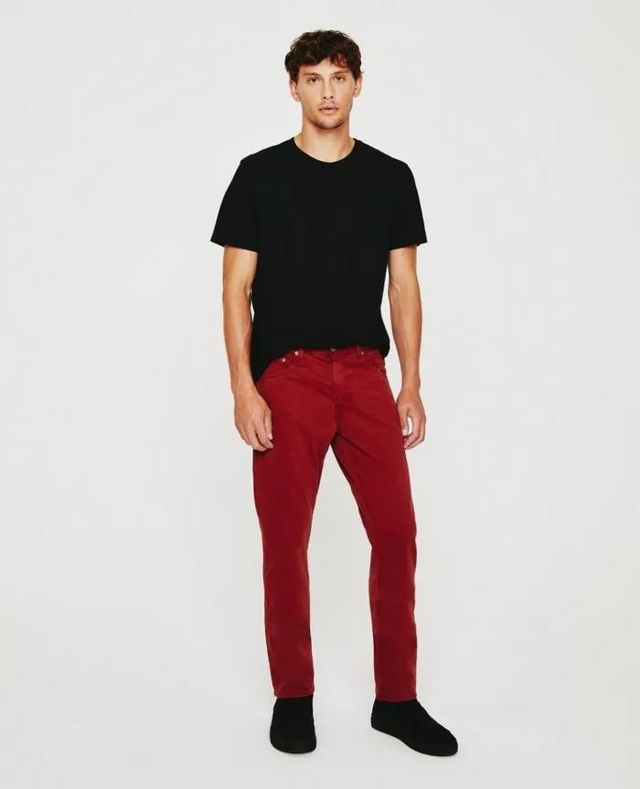 Men Pants AG Jeans Everett Dark Hibiscus