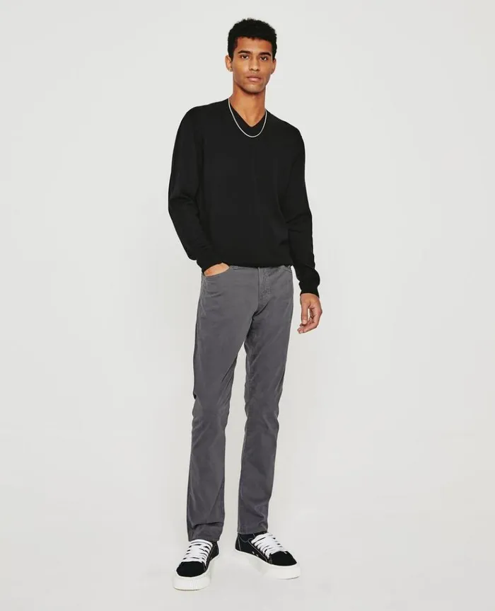 Men Pants AG Jeans Everett Dark Rock