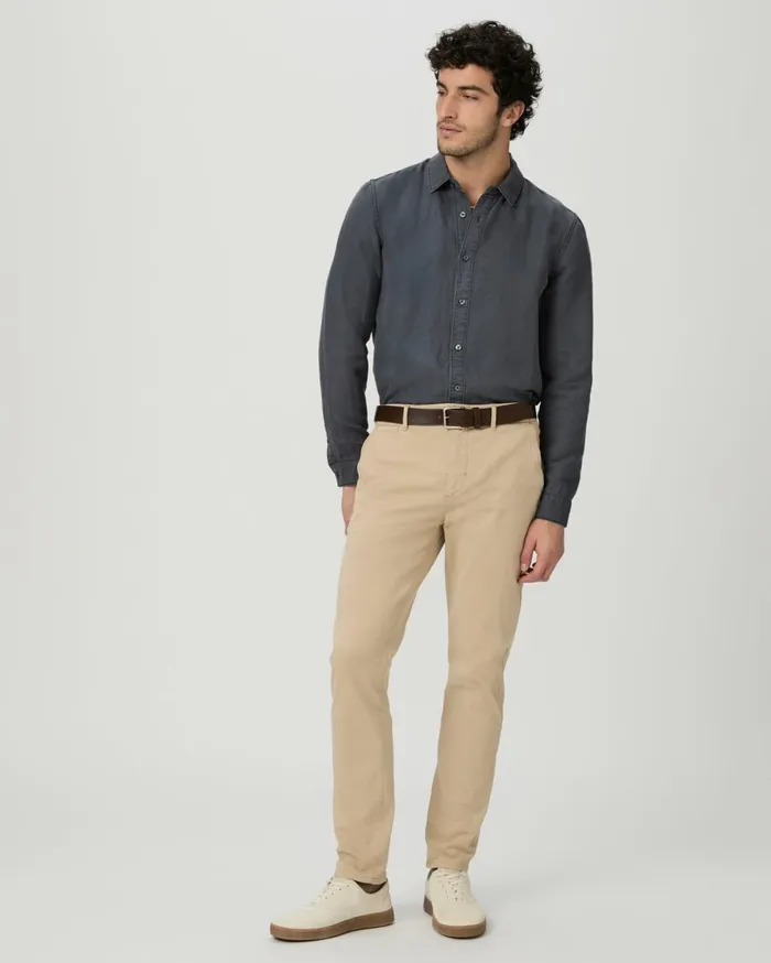 Men Pants and Joggers PAIGE Danford Chino 8211 Khaki