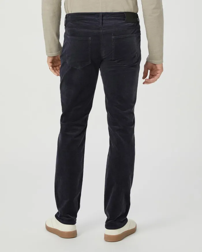 Men Pants and Joggers PAIGE Lennox Slim Pant 8211 Deep Anchor Corduroy Men Pants and Joggers PAIGE Lennox Slim Pant 8211 Deep Anchor Corduroy