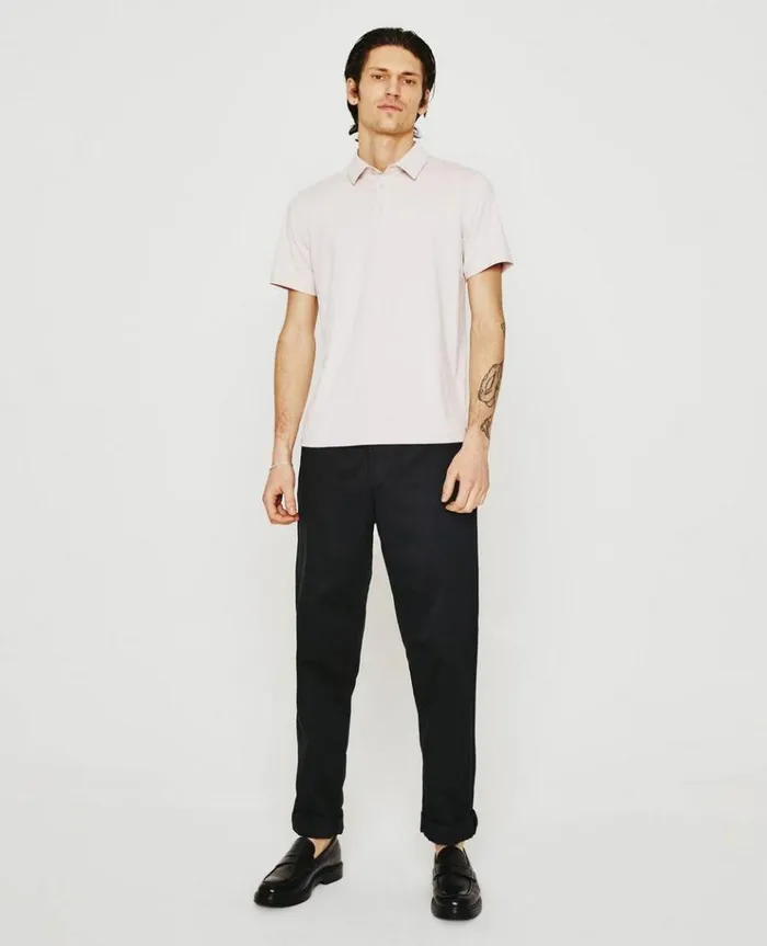 Men Polos AG Jeans Bryce SS Polo Vintage Pink Men Polos AG Jeans Bryce SS Polo Vintage Pink