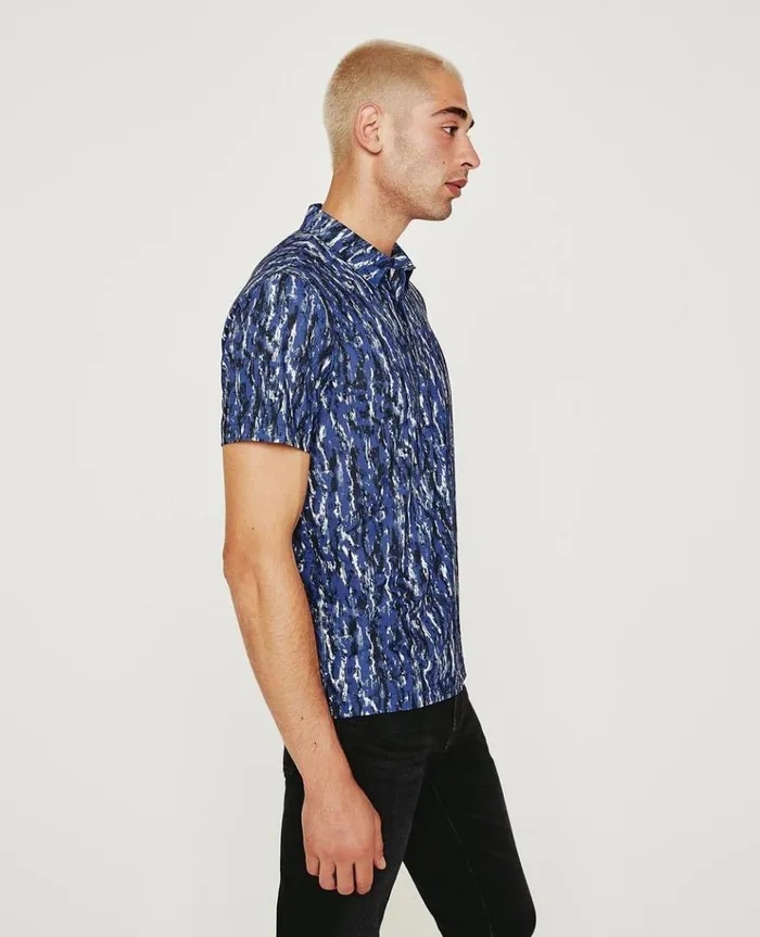 Men Polos AG Jeans Bryce SS Polo Winds Men Polos AG Jeans Bryce SS Polo Winds
