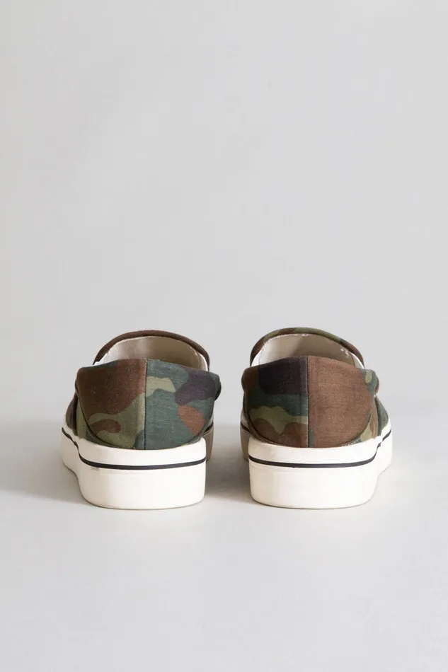 Men R13 Slip On Sneaker 8211 Camo