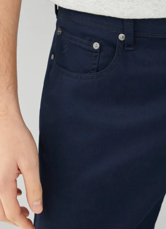 Men Regular Fit Trinity Trousers Navy Blazer Hackett London Trousers and Chinos