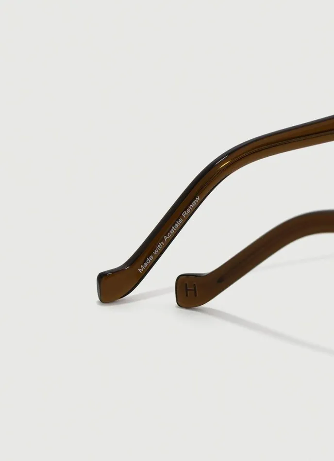 Men Round Sunglasses Tan Brown Hackett London Sunglasses