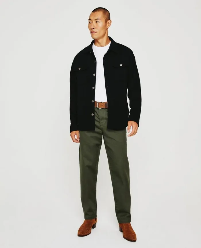 Men Shirts AG Jeans Elias Shirt Jacket True Black Men Shirts AG Jeans Elias Shirt Jacket True Black