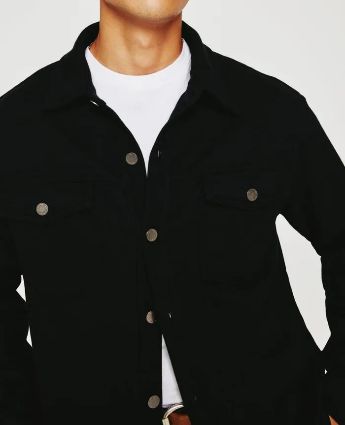 Men Shirts AG Jeans Elias Shirt Jacket True Black Men Shirts AG Jeans Elias Shirt Jacket True Black