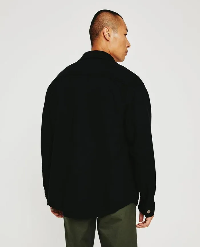 Men Shirts AG Jeans Elias Shirt Jacket True Black Men Shirts AG Jeans Elias Shirt Jacket True Black