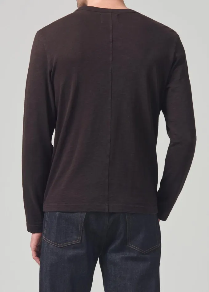 Men Shirts Citizens Of Humanity Classic Henley Barrister