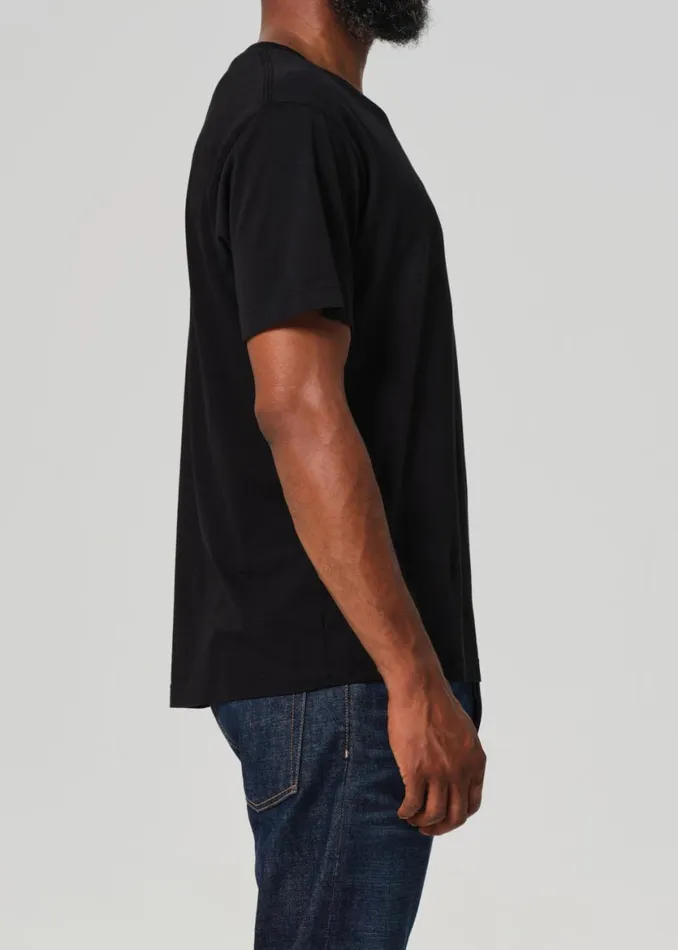 Men Shirts Citizens Of Humanity Everyday Short Sleeve Tee Black