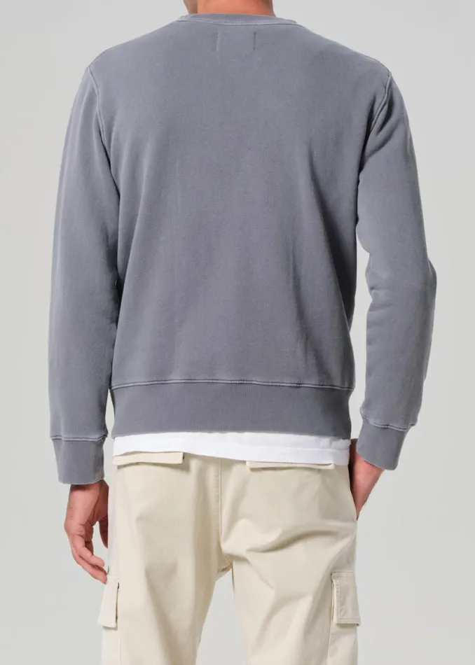 Men Shirts Citizens Of Humanity Vintage Crewneck Sweatshirt Heron Grey