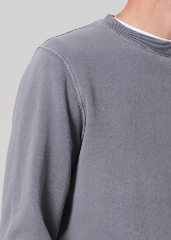 Men Shirts Citizens Of Humanity Vintage Crewneck Sweatshirt Heron Grey