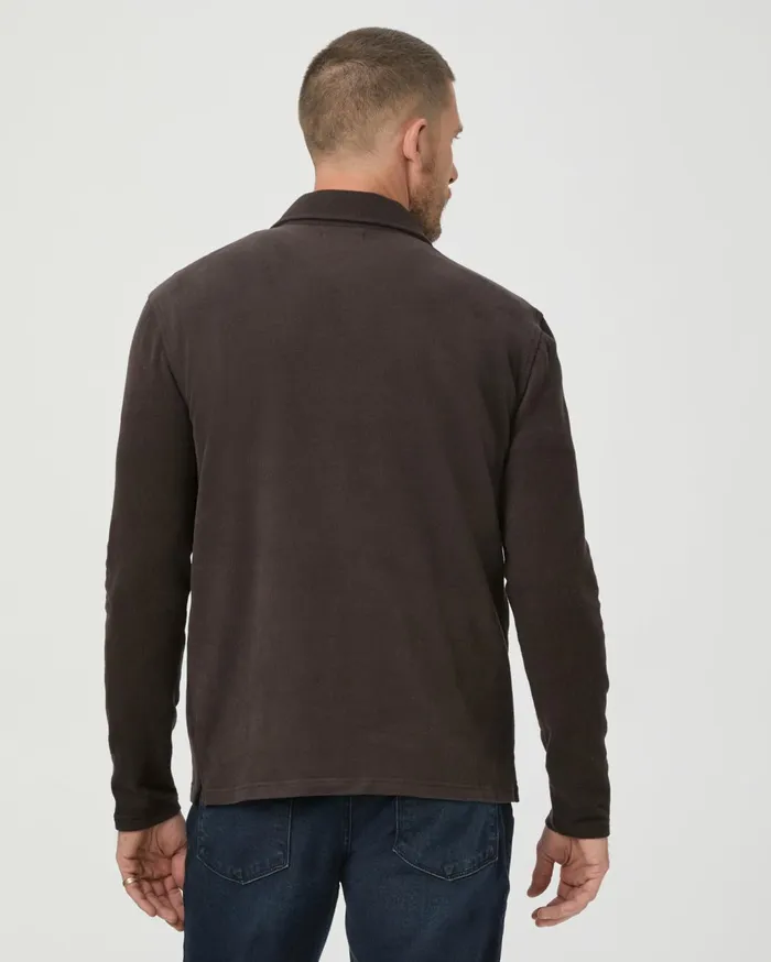 Men Shirts PAIGE Hammond Polo 8211 Burnt Cocoa Men Shirts PAIGE Hammond Polo 8211 Burnt Cocoa