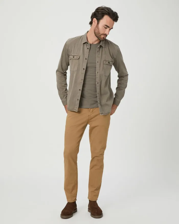 Men Shirts PAIGE Martin Shirt 8211 Vintage Weathered Mushroom Men Shirts PAIGE Martin Shirt 8211 Vintage Weathered Mushroom