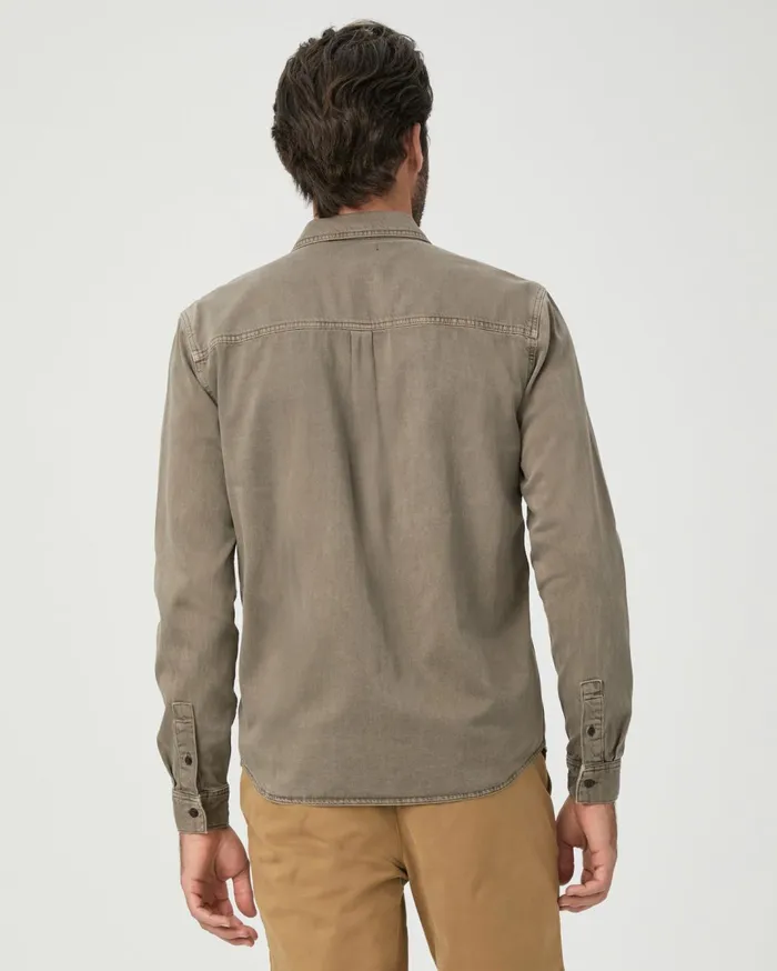 Men Shirts PAIGE Martin Shirt 8211 Vintage Weathered Mushroom Men Shirts PAIGE Martin Shirt 8211 Vintage Weathered Mushroom