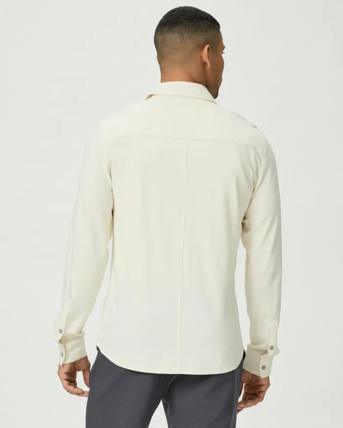 Men Shirts PAIGE Stockton Button Up 8211 Tan Ceramic Men Shirts PAIGE Stockton Button Up 8211 Tan Ceramic