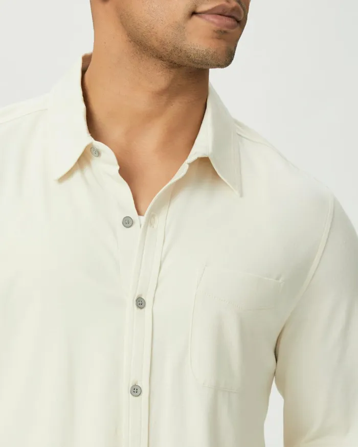 Men Shirts PAIGE Stockton Button Up 8211 Tan Ceramic Men Shirts PAIGE Stockton Button Up 8211 Tan Ceramic