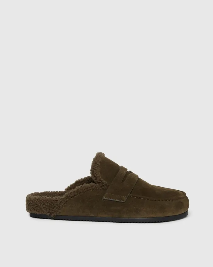Men Shoes PAIGE Wynn Loafer 8211 Army Suede
