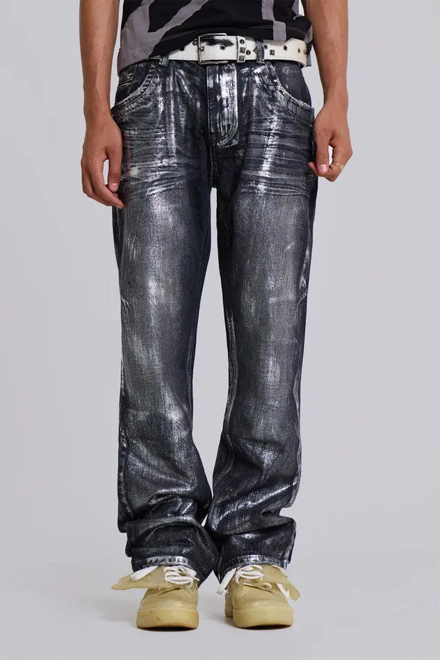 Men Shop Gunmetal Reed Jeans Jaded London Denim