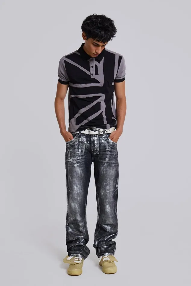 Men Shop Gunmetal Reed Jeans Jaded London Denim