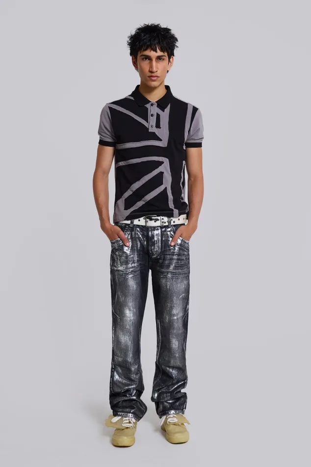 Men Shop Gunmetal Reed Jeans Jaded London Denim