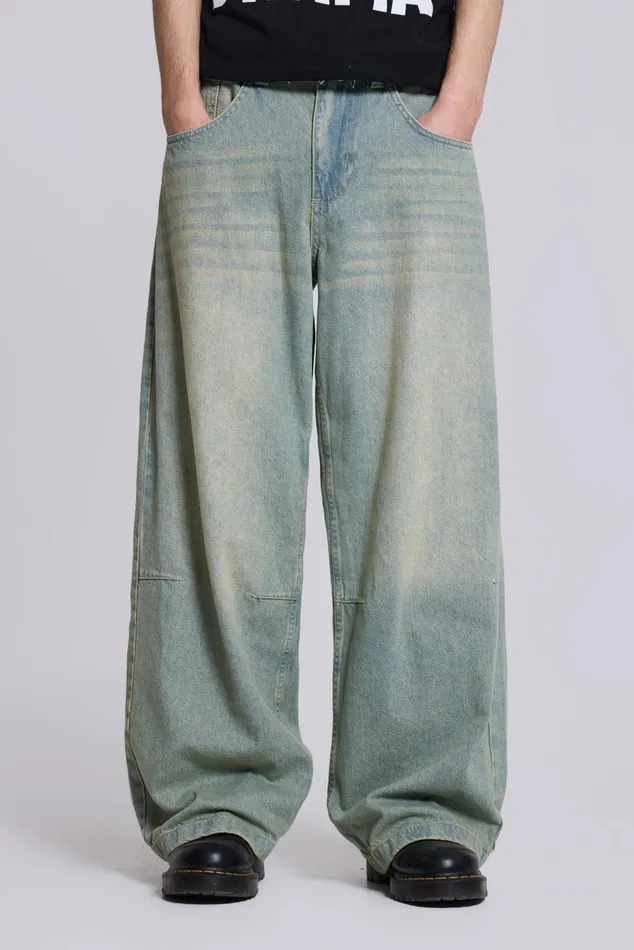 Men Shop Light Wash Colossus Fit Jeans Jaded London Bestsellers