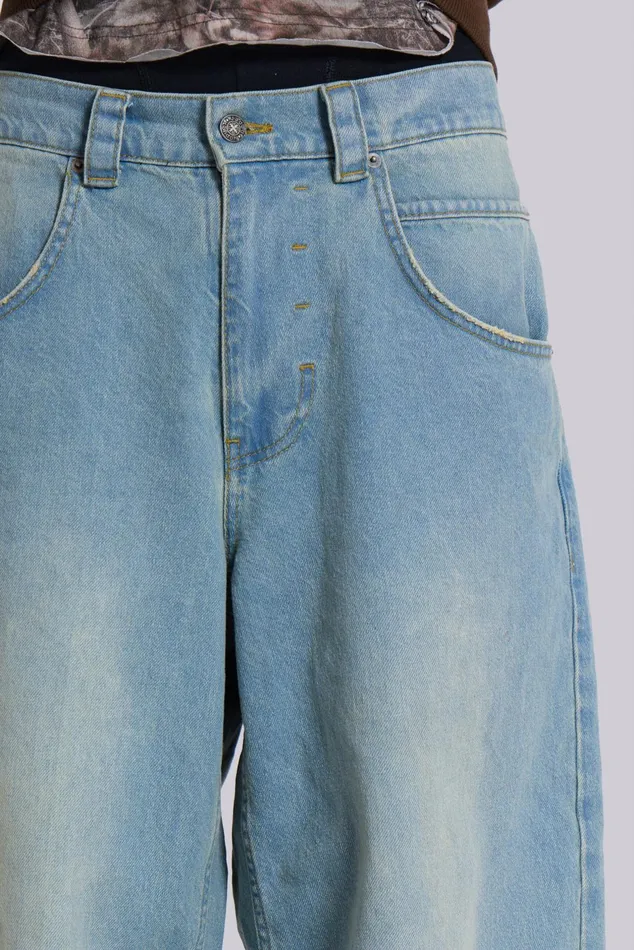 Men Shop Light Wash JL Colossus Jeans Jaded London Denim