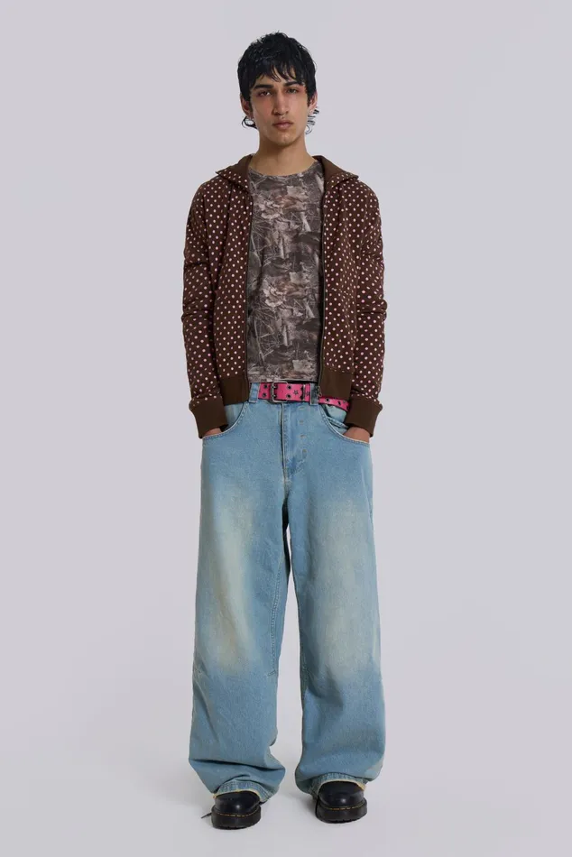 Men Shop Light Wash JL Colossus Jeans Jaded London Denim