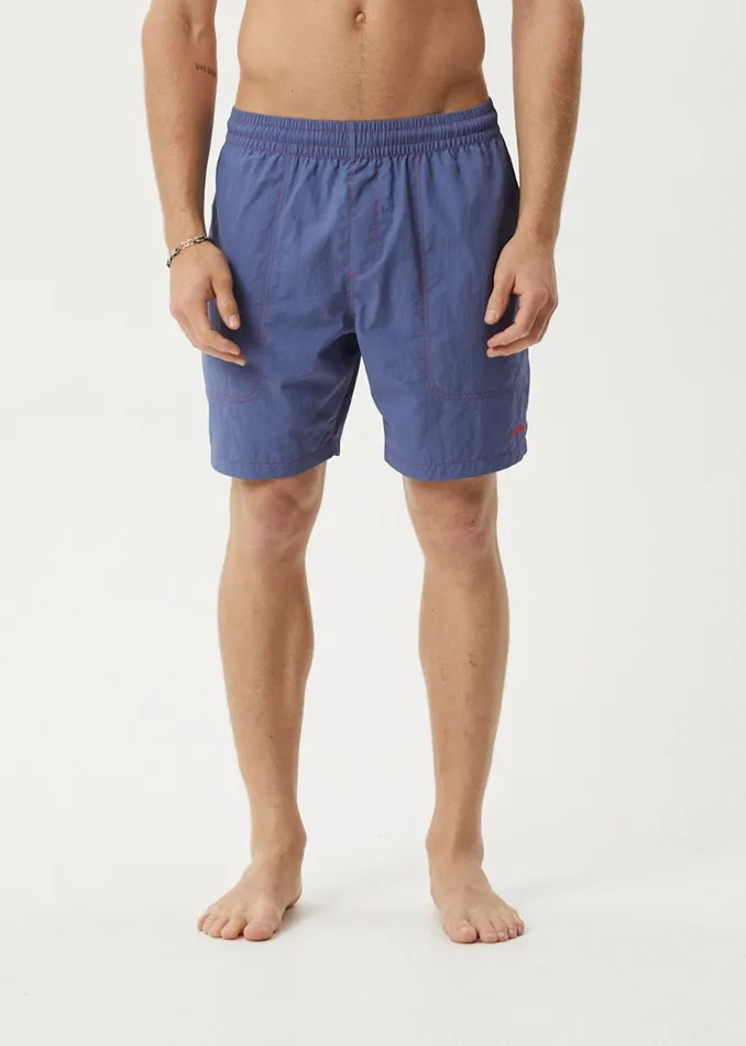 Men Shorts and Boardshorts Afends AFENDS Mens Baywatch 8211 Swim Short 18quot 8211 Marlin
