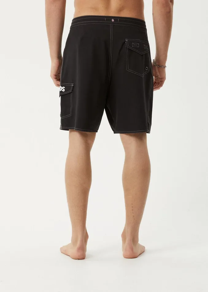 Men Shorts and Boardshorts Afends AFENDS Mens Creator 8211 Surf Related Boardshorts 18quot 8211 Black