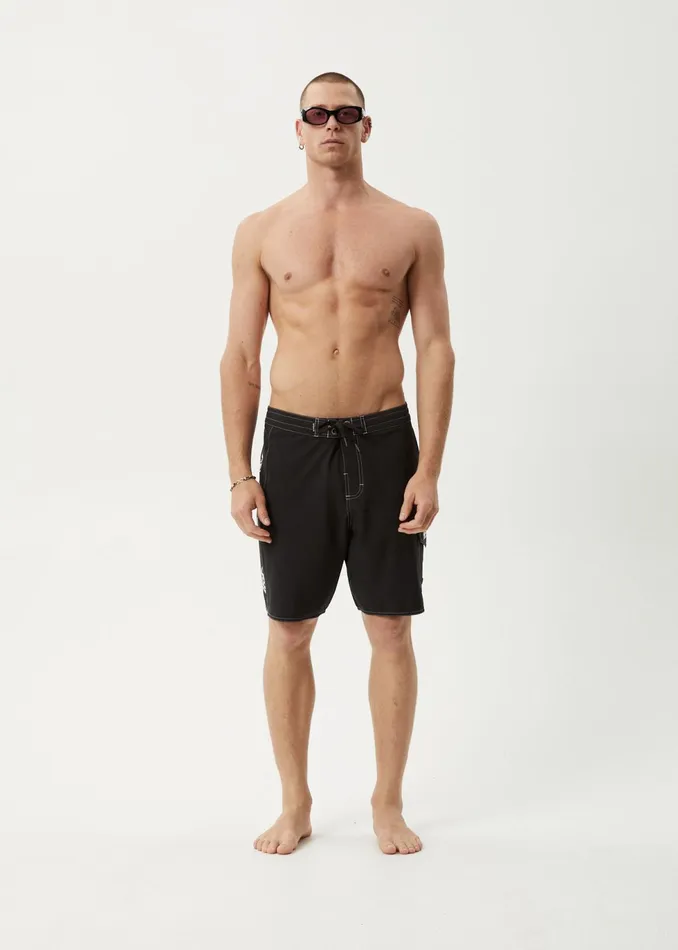 Men Shorts and Boardshorts Afends AFENDS Mens Creator 8211 Surf Related Boardshorts 18quot 8211 Black