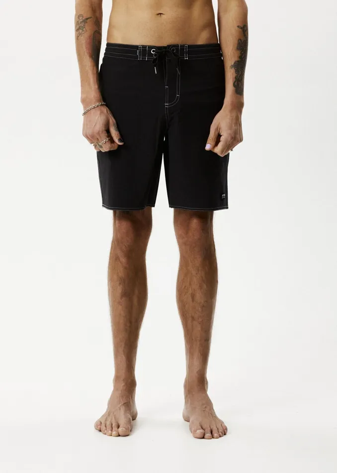 Men Shorts and Boardshorts Afends AFENDS Mens Surf Related 8211 Fixed Waist Boardshorts 20quot 8211 Black