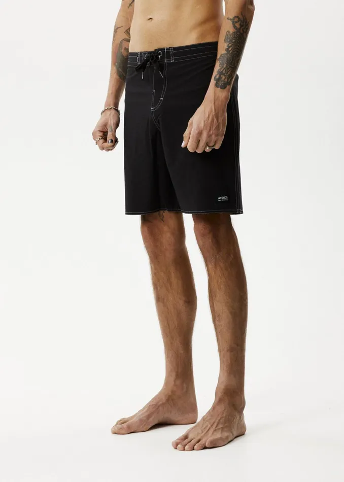 Men Shorts and Boardshorts Afends AFENDS Mens Surf Related 8211 Fixed Waist Boardshorts 20quot 8211 Black