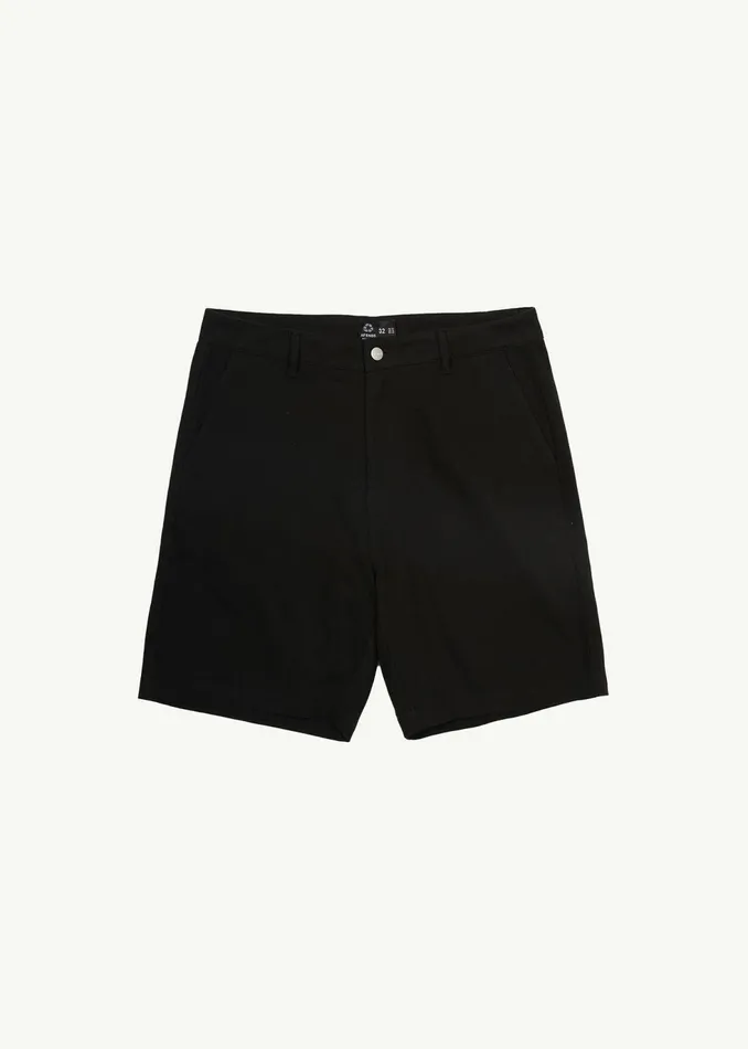 Men Shorts and Boardshorts Afends Ninety Twos 8211 Men039s Recycled Chino Shorts 8211 Black 8211 AFENDS Men Shorts and Boardshorts Afends Ninety Twos 8211 Men039s Recycled Chino Shorts 8211 Black 8211 AFENDS