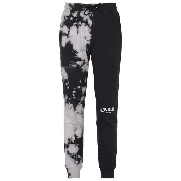 Men Sixth June Paris Jeans Trousers Bicolored Tie Dye Joggers Black Multi