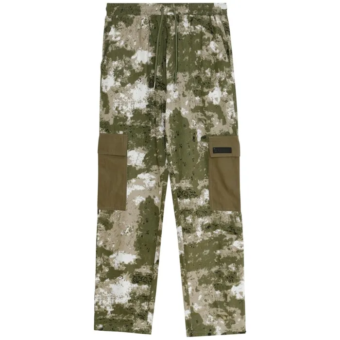 Men Sixth June Paris Jeans Trousers Camouflage Cargo Pants Green