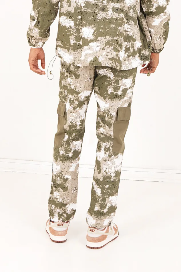 Men Sixth June Paris Jeans Trousers Camouflage Cargo Pants Green Men Sixth June Paris Jeans Trousers Camouflage Cargo Pants Green