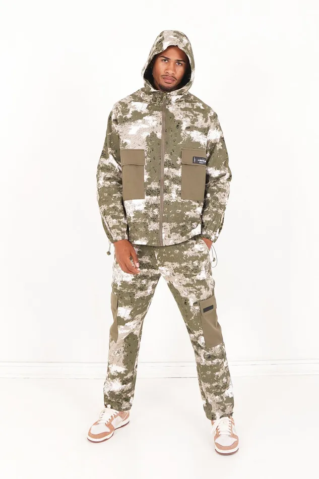 Men Sixth June Paris Jeans Trousers Camouflage Cargo Pants Green Men Sixth June Paris Jeans Trousers Camouflage Cargo Pants Green