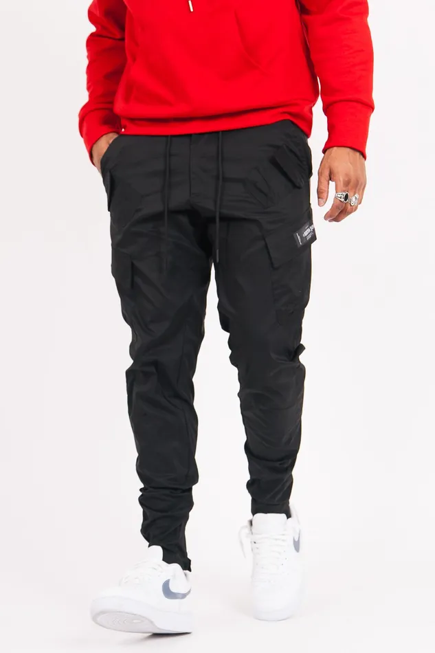 Men Sixth June Paris Jeans Trousers Cargo Multi Pockets Joggers Black Men Sixth June Paris Jeans Trousers Cargo Multi Pockets Joggers Black