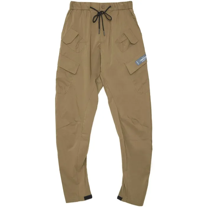 Men Sixth June Paris Jeans Trousers Cargo Multi Pockets Joggers Camel Green