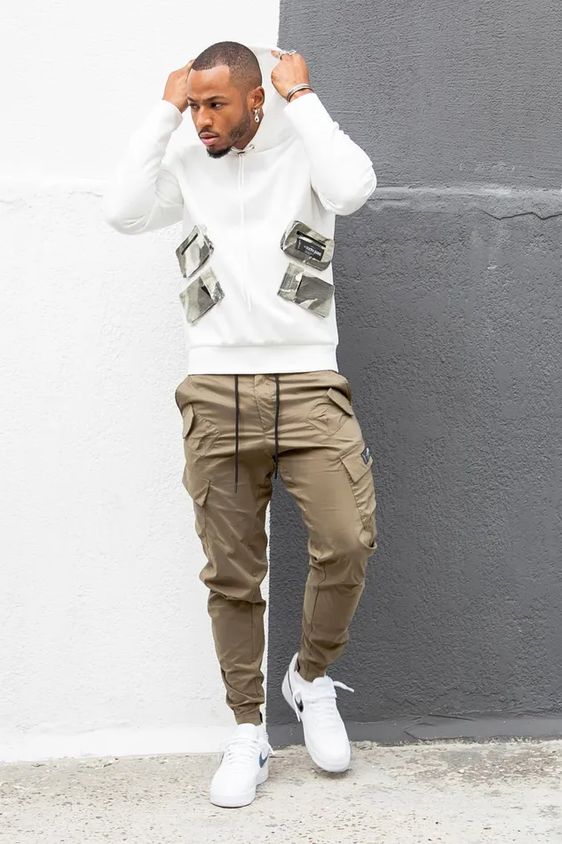 Men Sixth June Paris Jeans Trousers Cargo Multi Pockets Joggers Camel Green Men Sixth June Paris Jeans Trousers Cargo Multi Pockets Joggers Camel Green