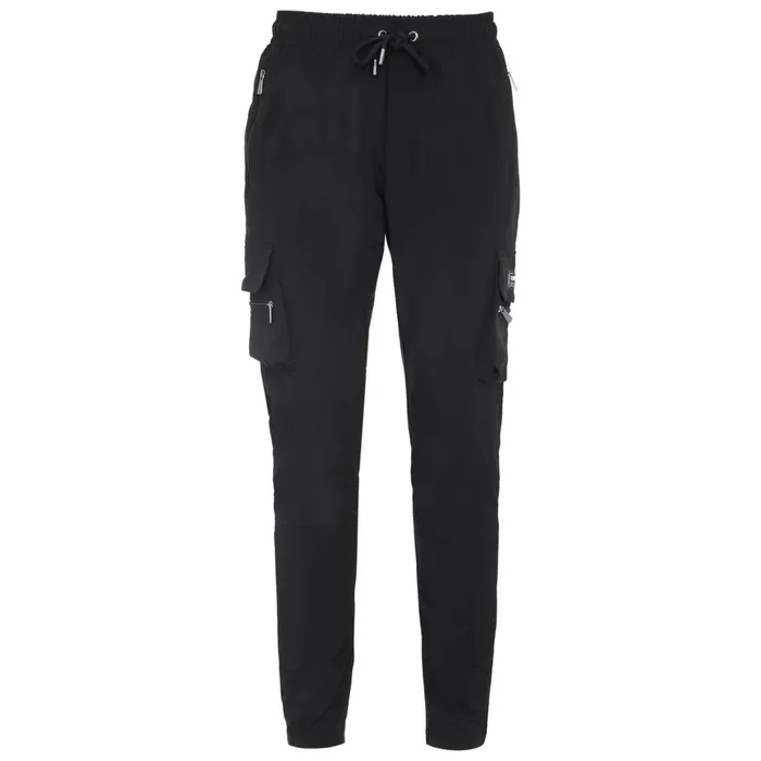 Men Sixth June Paris Jeans Trousers Nylon Cargo Pants Black
